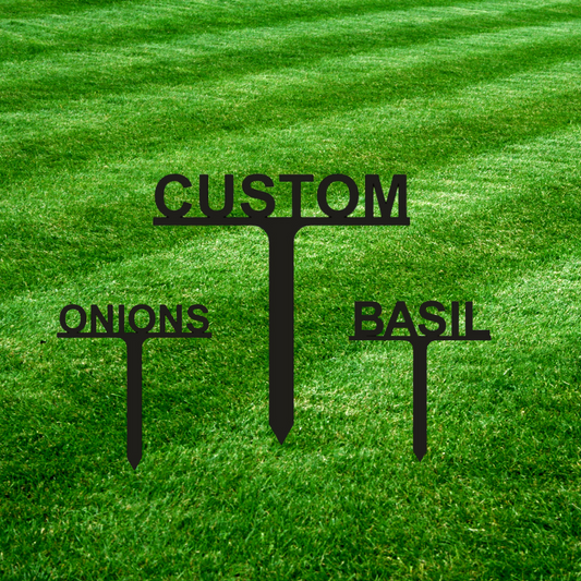 Custom Garden Stakes-Set of 3