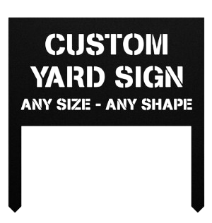 Custom Yard Address Sign